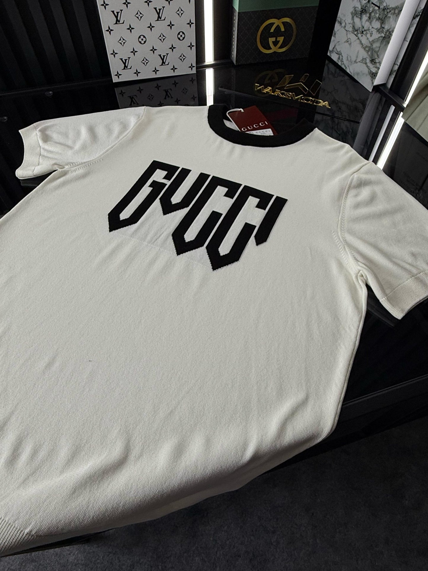 GCC Örme Triko Tshirt /Beyaz