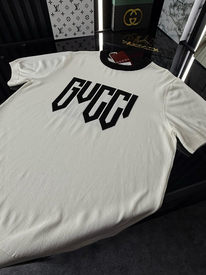 GCC Örme Triko Tshirt /Beyaz