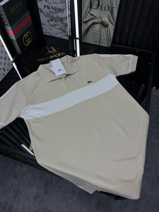 LCST Şeritli Örme Triko Tshirt