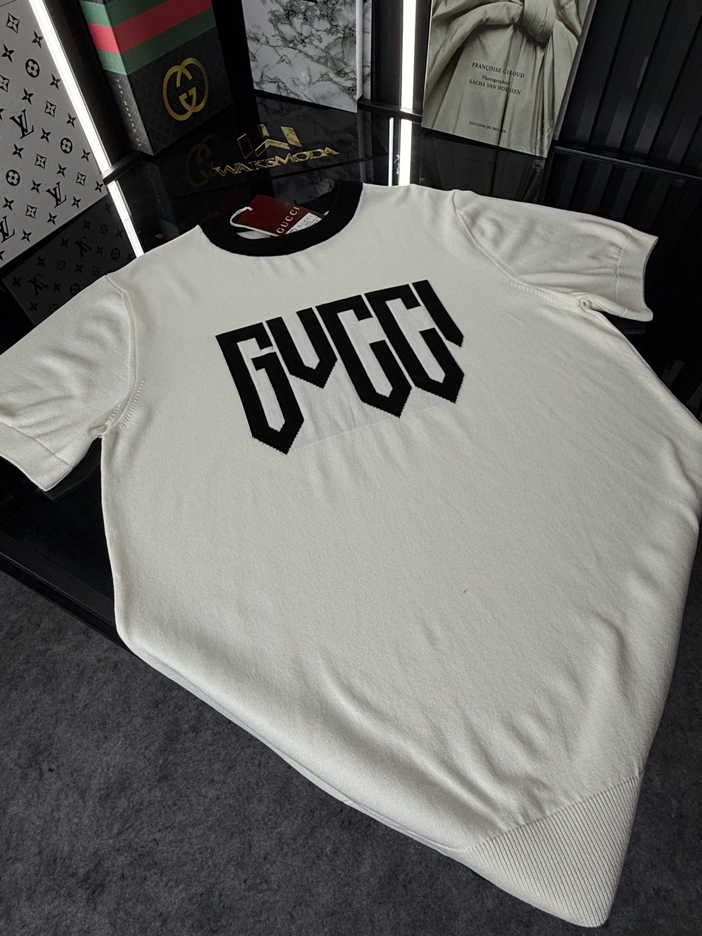 GCC Örme Triko Tshirt /Beyaz