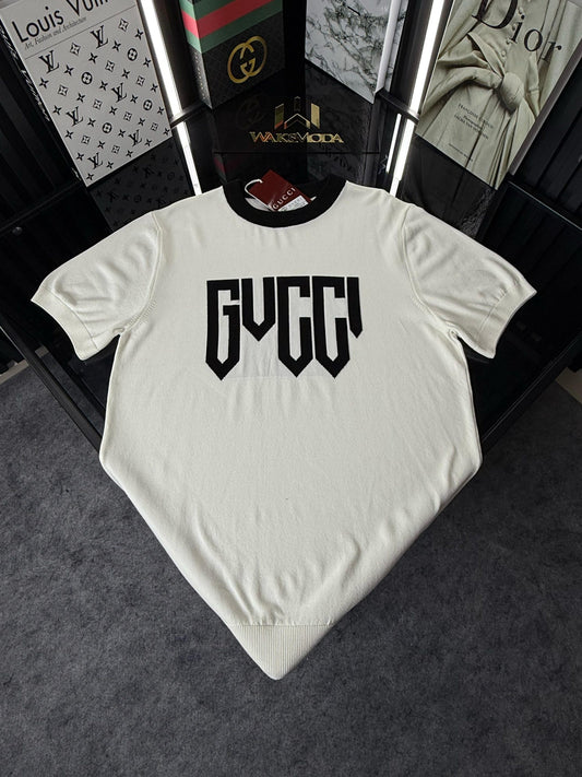 GCC Örme Triko Tshirt /Beyaz
