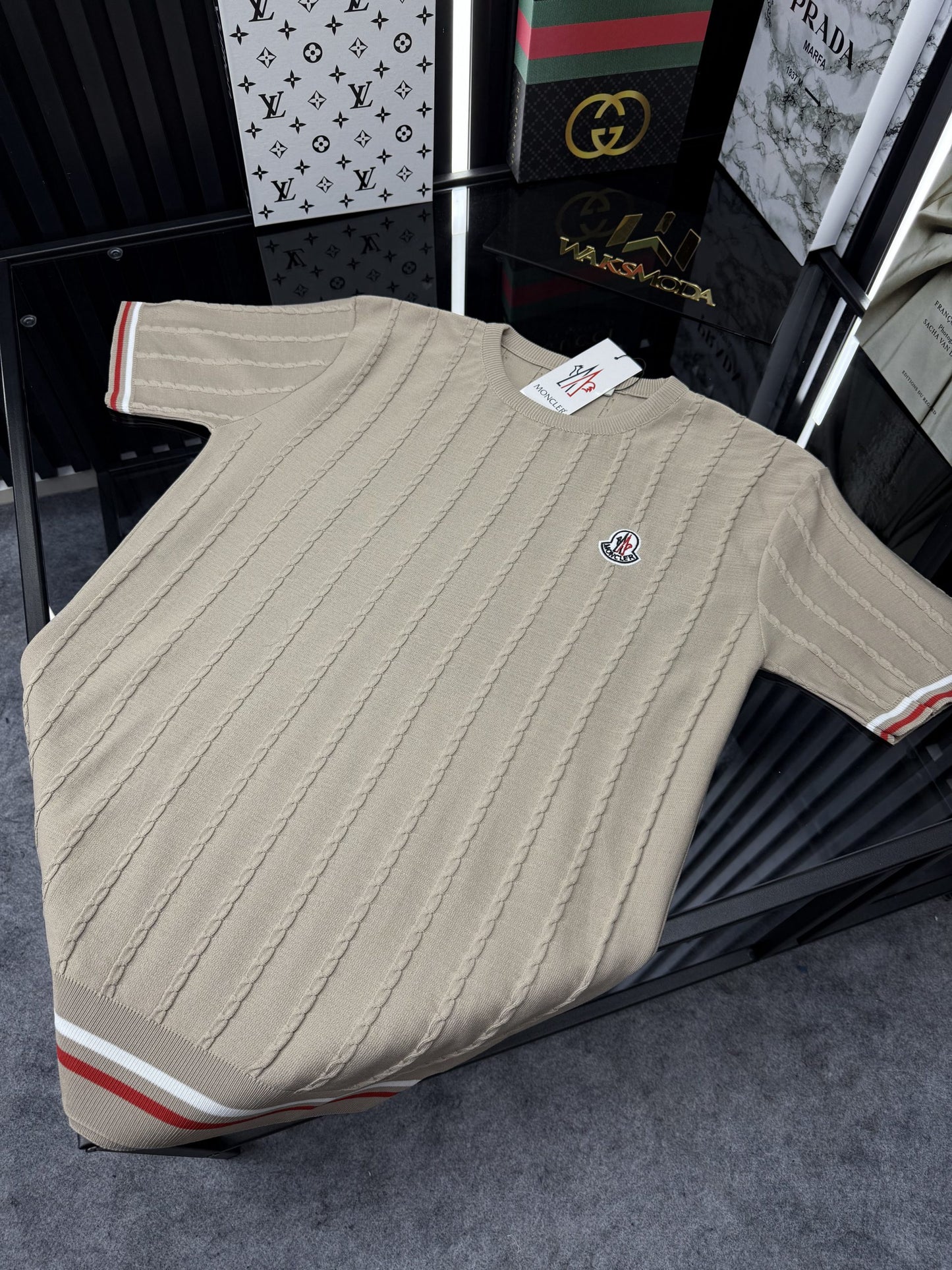 MNCLR Polo Yaka Örme Triko Tshirt